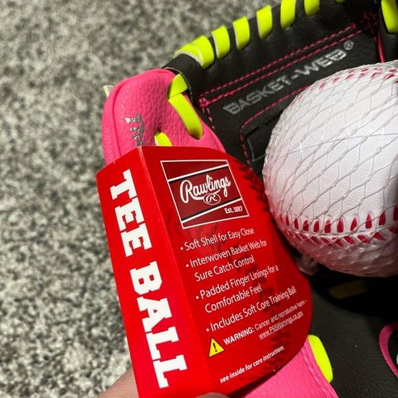 Rawlings 9.5" Youth Tee Ball Glove WPL95DSP Players Series Right Hand Throw NEW - Picture 4 of 7